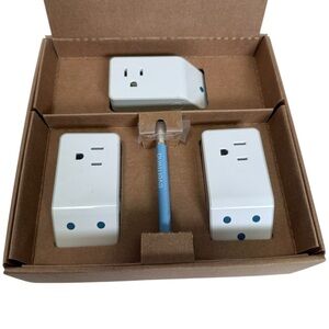 Evermind White Smart Plug Trio